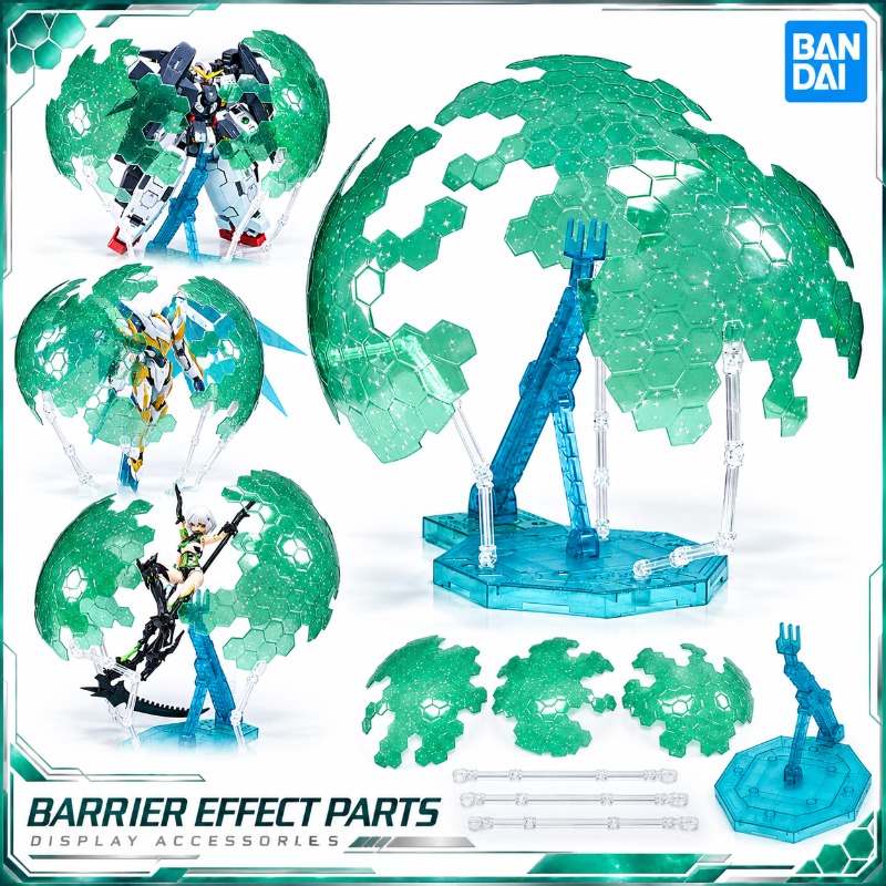 Bandai Gundam Hg - ชุดฐานตั้งชิ้นส่วนเอฟเฟกต์เกราะป้องกันสนามพลังงานอเนกประสงค์ 1/144 1/100 HG RG MG